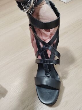 Widow pentagram Platform Sandals